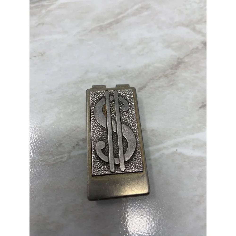 Rare Vintage Anson Gold Silver Tone Money Clip - 3,049,772 Made USA